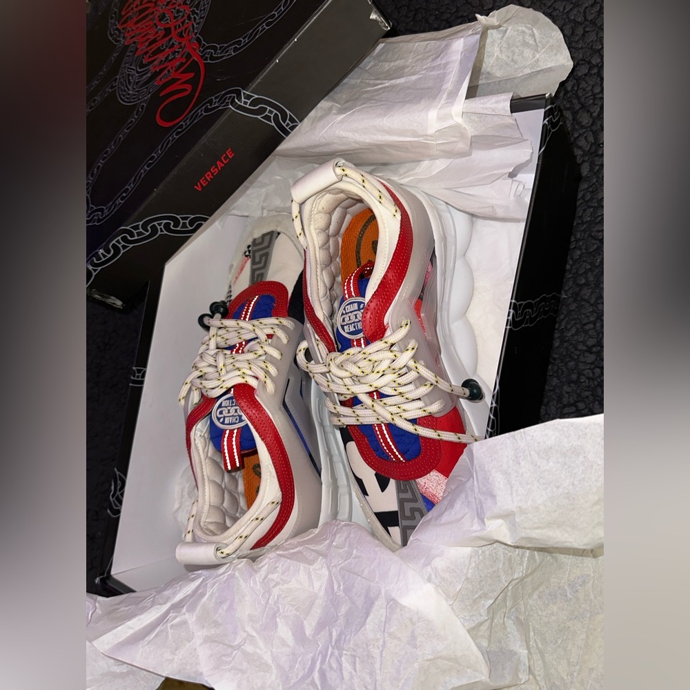 VERSACE Chain Reaction| Low-Top Sneakers